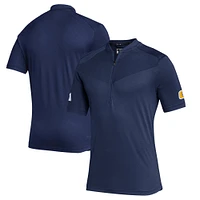 Men's adidas  Navy Tennessee Chattanooga Mocs Sideline Quarter-Zip Polo