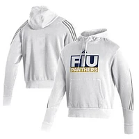 Men's adidas  White FIU Panthers Fashion Pullover Hoodie