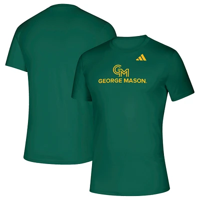 Men's adidas  Green George Mason Patriots Creator T-Shirt