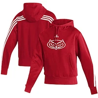 Women's adidas  Red Florida Atlantic Owls Fashion Pullover Hoodie