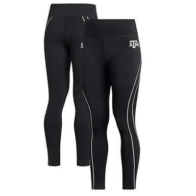 Women's adidas  Black Texas A&M Aggies Stadium Training 7/8 Leggings