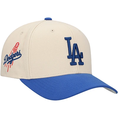 Men's Mitchell & Ness Cream Los Angeles Dodgers Pro Crown Adjustable Hat