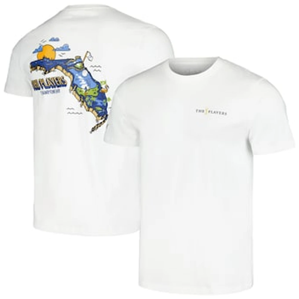 Men's Barstool Golf White THE PLAYERS T-Shirt