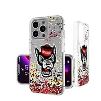 Keyscaper  NC State Wolfpack iPhone Glitter Case with Confetti Design