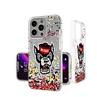 Keyscaper  NC State Wolfpack iPhone Glitter Case with Confetti Design