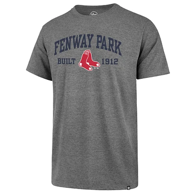 Men's '47 Gray Boston Red Sox Fenway Park Arch T-Shirt