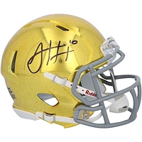 Sam Hartman Notre Dame Fighting Irish Autographed Riddell HydroFX Speed Mini Helmet