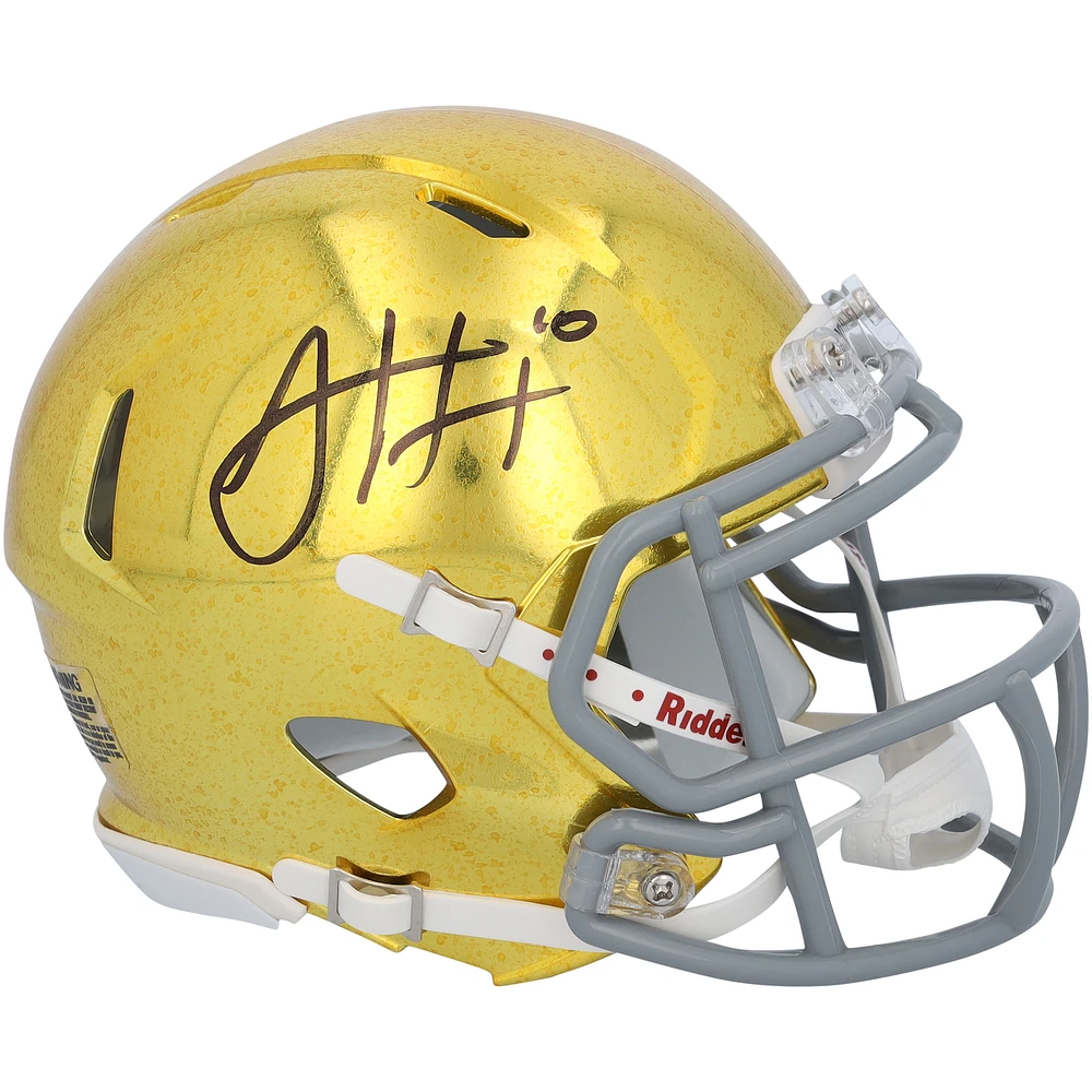 Sam Hartman Notre Dame Fighting Irish Autographed Riddell HydroFX Speed Mini Helmet