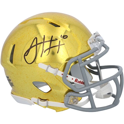 Sam Hartman Notre Dame Fighting Irish Autographed Riddell HydroFX Speed Mini Helmet
