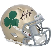 Sam Hartman Notre Dame Fighting Irish Autographed Riddell Shamrock Logo Speed Mini Helmet