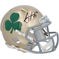 Sam Hartman Notre Dame Fighting Irish Autographed Riddell Shamrock Logo Speed Mini Helmet