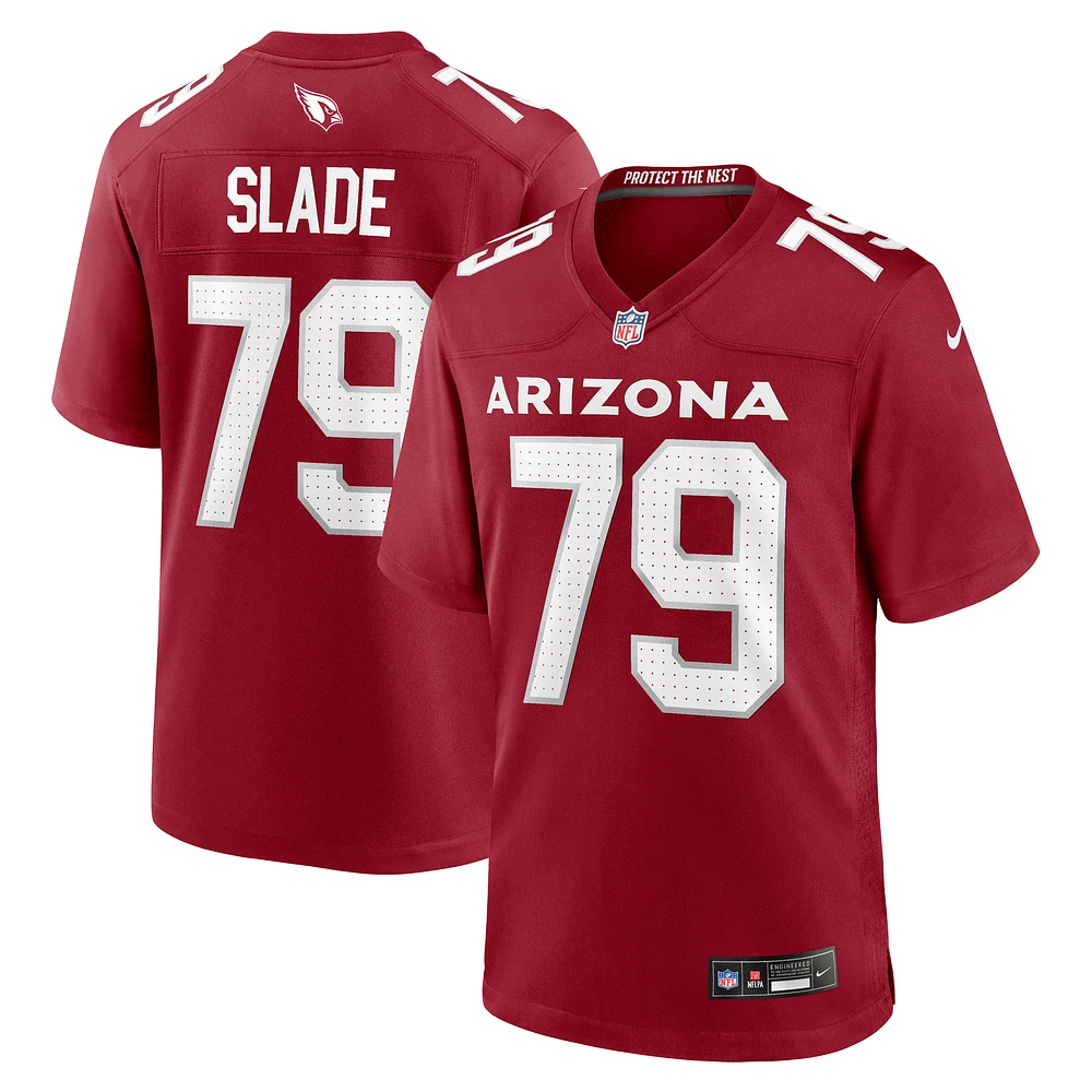 Men's Nike Jacob Slade  Cardinal Arizona Cardinals Game Jersey