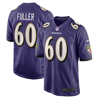 Men's Nike Kyle Fuller  Purple Baltimore Ravens Game Jersey