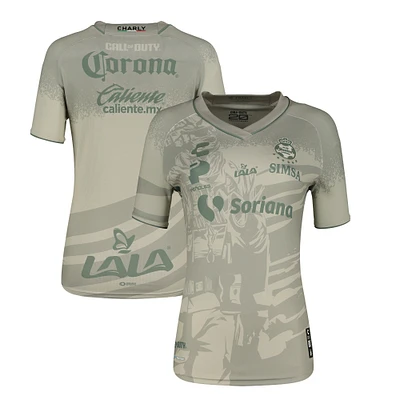 Women's Charly  Cream Santos Laguna 2023/24 Call of Duty Third Authentic Jersey