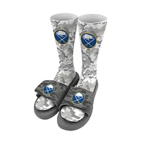 Youth ISlide Gray Buffalo Sabres Camo Sock & Slide Bundle