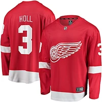 Men's Fanatics Justin Holl Red Detroit Wings Home Breakaway Jersey