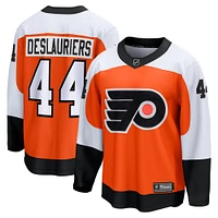 Men's Fanatics Nicolas Deslauriers Orange Philadelphia Flyers Home Breakaway Jersey