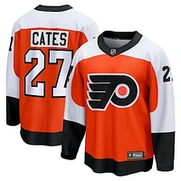 Men's Fanatics Noah Cates Orange Philadelphia Flyers Home Breakaway Jersey