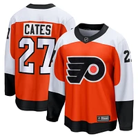 Men's Fanatics Noah Cates Orange Philadelphia Flyers Home Breakaway Jersey