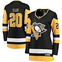 Women's Fanatics Lars Eller Black Pittsburgh Penguins Home Breakaway Player Jersey