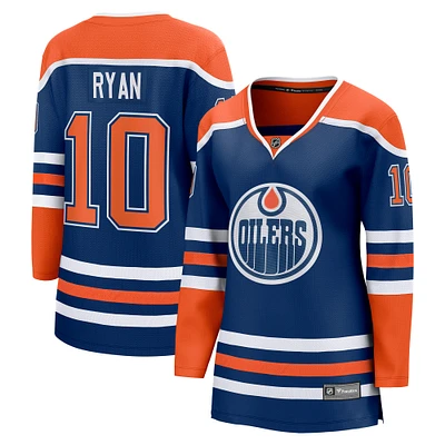 Women's Fanatics Derek Ryan Royal Edmonton Oilers Home Breakaway Player Jersey