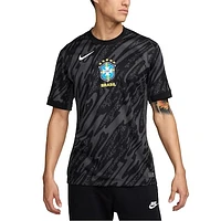 Men's Nike  Anthracite Brazil National Team 2024 Goalkeeper Replica Stadium Jersey