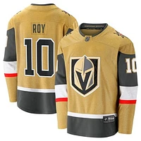 Men's Fanatics Nicolas Roy Gold Vegas Golden Knights Home Breakaway Jersey