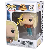 Laura Dern Jurassic World Autographed Dr. Ellie Sattler #1214 Funko Pop! Vinyl Figure - Signed in Yellow Ink - BAS