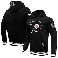 Men's Pro Standard Black Philadelphia Flyers Retro Classic Fleece Pullover Hoodie