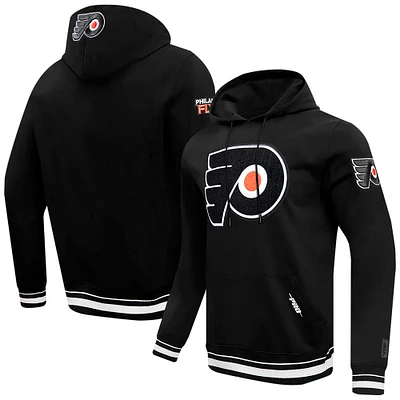 Men's Pro Standard Black Philadelphia Flyers Retro Classic Fleece Pullover Hoodie