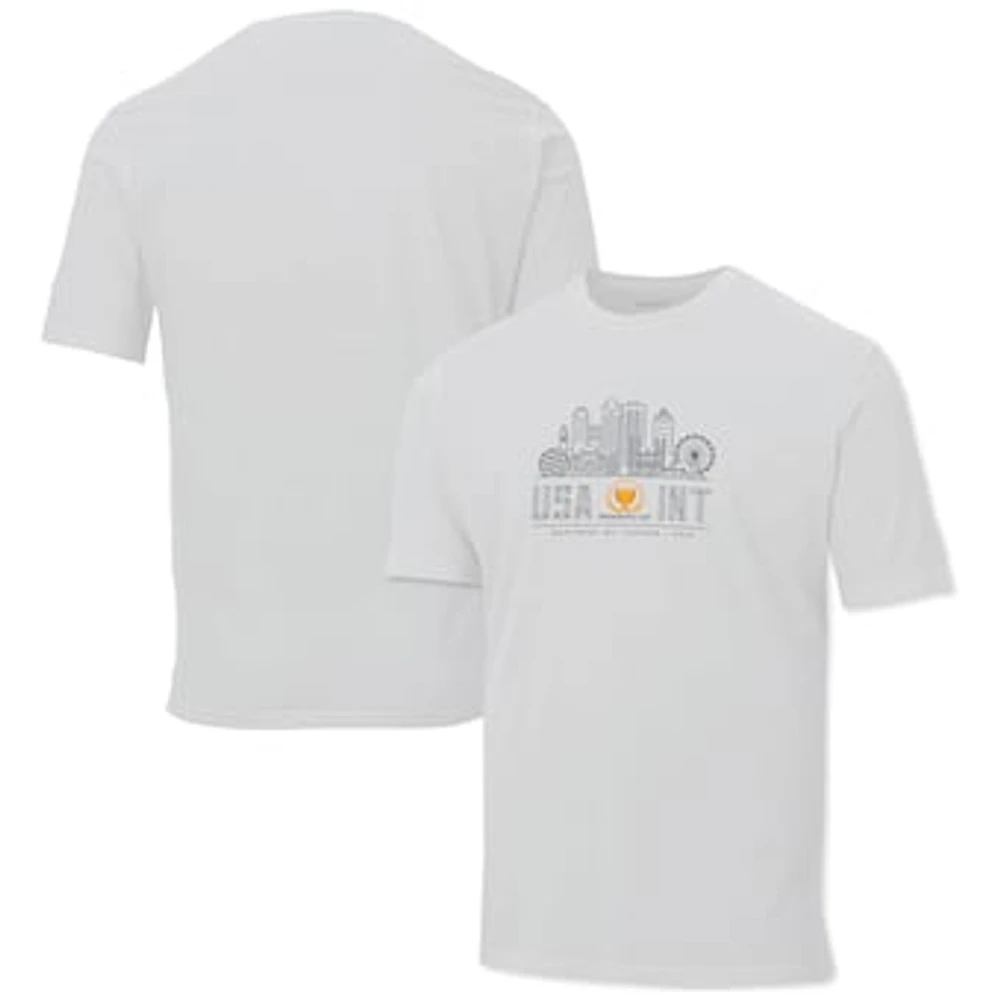 Men's Ahead  White 2024 Presidents Cup Chapmant T-Shirt