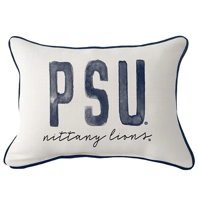 Penn State Nittany Lions Poster Rectangular Piped Pillow