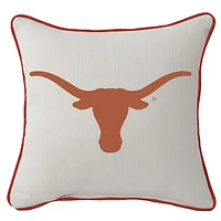 Texas Longhorns Logo Square Piped Pillow