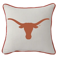Texas Longhorns Logo Square Piped Pillow
