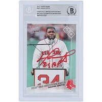 David Ortiz Boston Red Sox Autographed 2017 Topps Now #281 #/6 Beckett Fanatics Witnessed Authenticated Card with "Big Papi" Inscription
