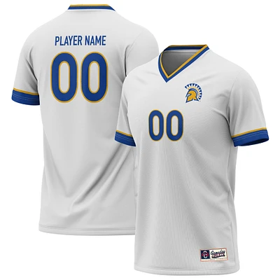 Unisex GameDay Greats  White San Jose State Spartans NIL Pick-A-Player Lightweight Soccer Jersey