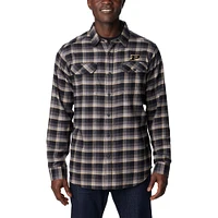 Columbia  Black Purdue Boilermakers Flare Gun Flannel Long Sleeve Shirt