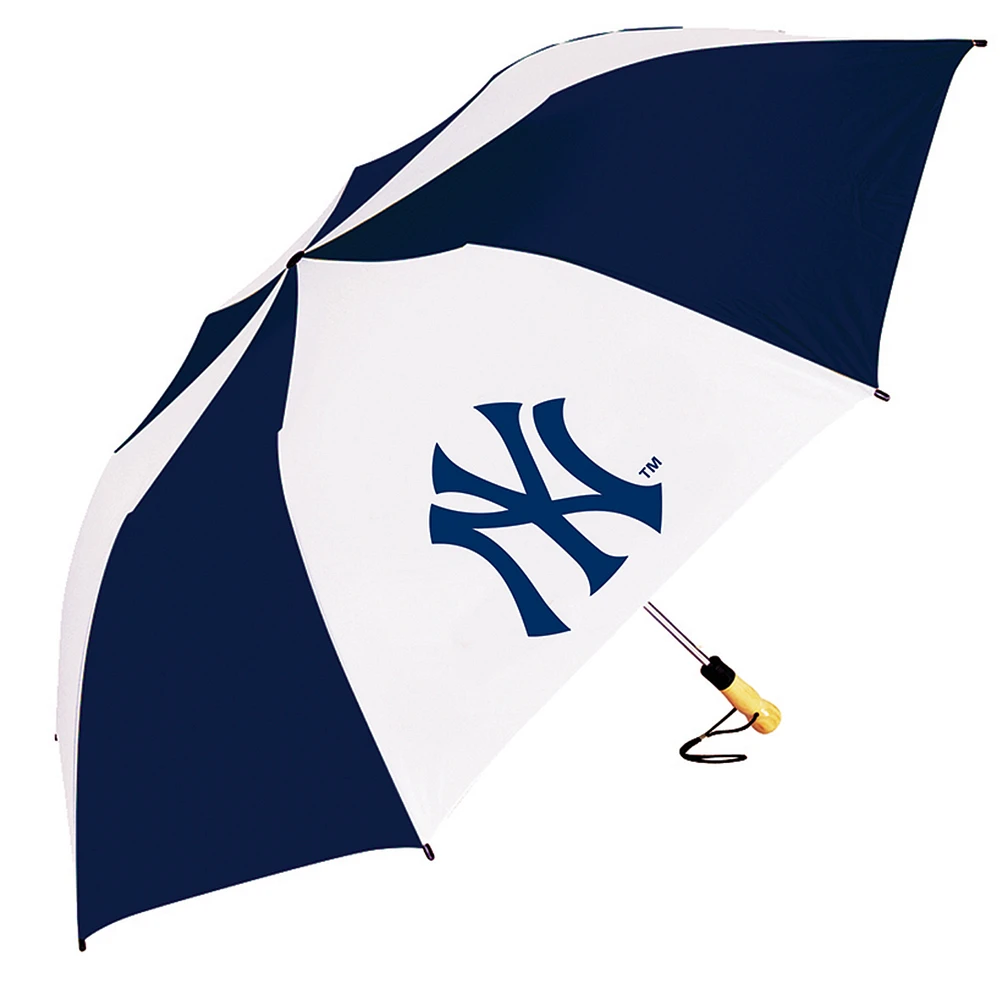 New York Yankees 58" Big Storm Oversized Auto Open Folding Umbrella