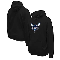 Unisex Stadium Essentials  Black Charlotte Hornets Primary Logo Pullover Hoodie