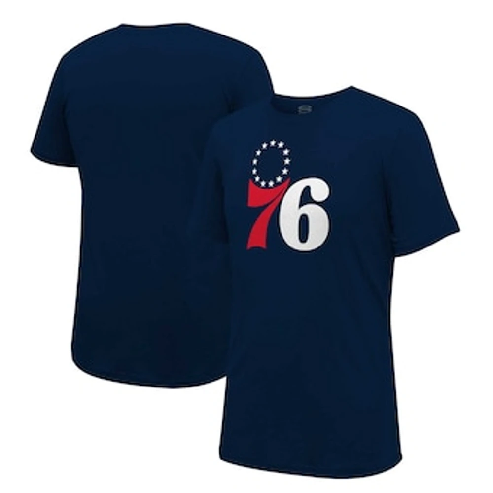 Unisex Stadium Essentials Navy Philadelphia 76ers Primary Logo T-Shirt