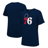 Unisex Stadium Essentials Navy Philadelphia 76ers Primary Logo T-Shirt