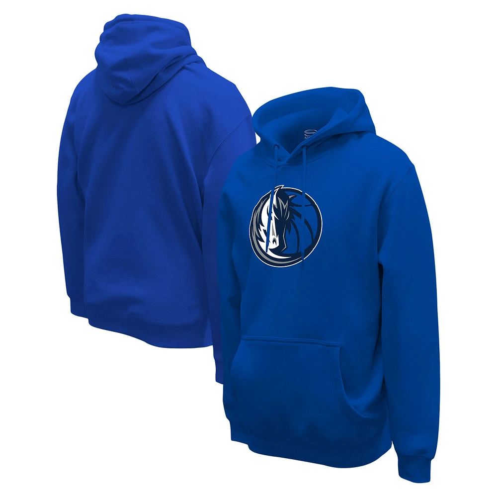 Unisex Stadium Essentials  Blue Dallas Mavericks Primary Logo Pullover Hoodie