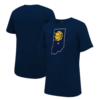 Unisex Stadium Essentials Navy Indiana Pacers Primary Logo T-Shirt