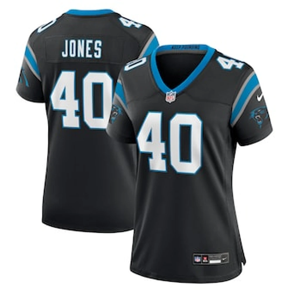 Women's Nike Deion Jones  Black Carolina Panthers Game Jersey