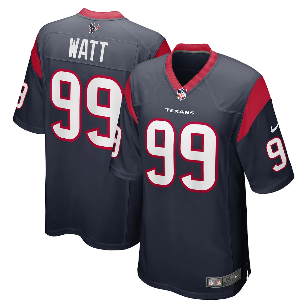 Men's Nike J.J. Watt  Navy Houston Texans Retired Player Game Jersey