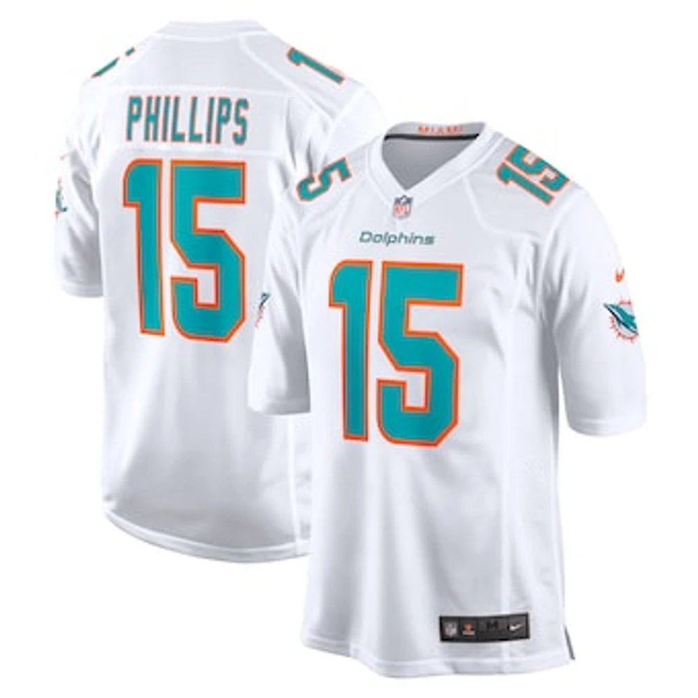 Men's Nike Jaelan Phillips  White Miami Dolphins Game Jersey