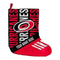 Chad & Jake  Carolina Hurricanes Personalized Holiday Stocking