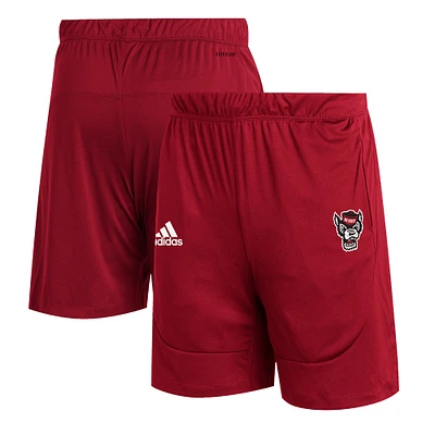 Men's adidas  Red NC State Wolfpack Sideline 21 Knit Shorts