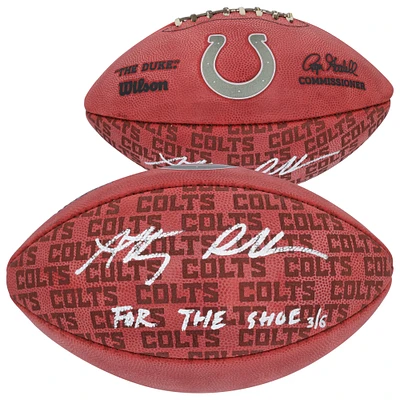 Limited Edition of 6: Anthony Richardson Indianapolis Colts Autographed Wilson Duke Football with Inscription