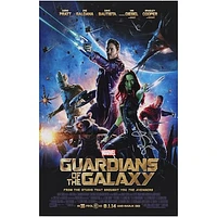 Zoe Saldana Guardians of the Galaxy Autographed 11" x 17" Movie Poster